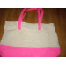 Сумка Victoria's Secret Logo Shopper Beach Large Tote Bag Color Pink Beige